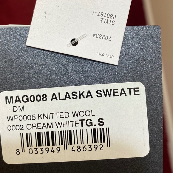 NWT PIETRO BRUNELLI ALASKA PULLOVER MATERNITY SWEATER - Picture 12 of 12